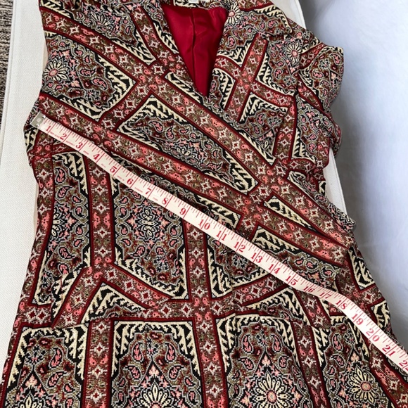 Vintage brocade blazer (S) with metallic gold threads. - Picture 13 of 16